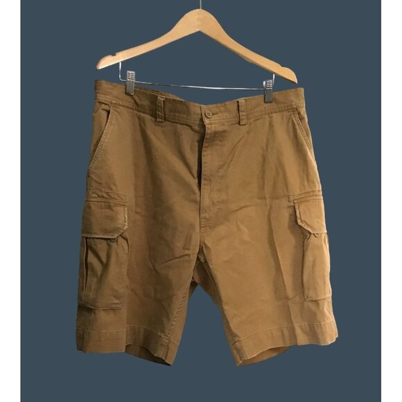 POLO BY RALPH LAUREN MENS BROWN COTTONRELAX FIT CARGO SHORTS SIZE 40 - Picture 1 of 7